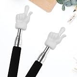 CANIPHA 2 Pcs Telescopic Teacher Pointer Extendable Finger Pointer Black view 4