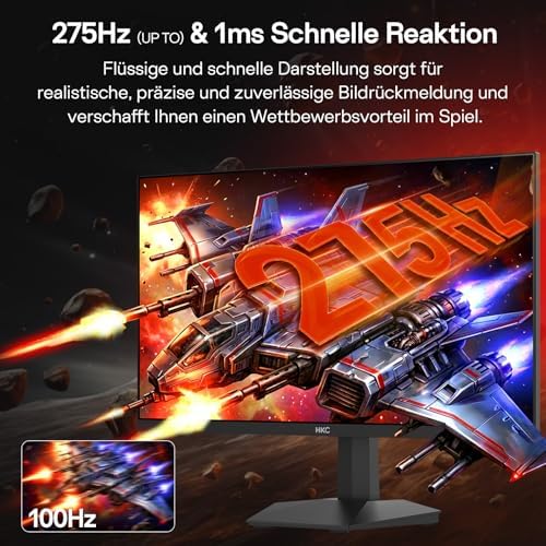 G27H4D 27 Zoll Gaming Monitor QHD 260Hz(bis zu 275Hz) IPS Bildschirm
