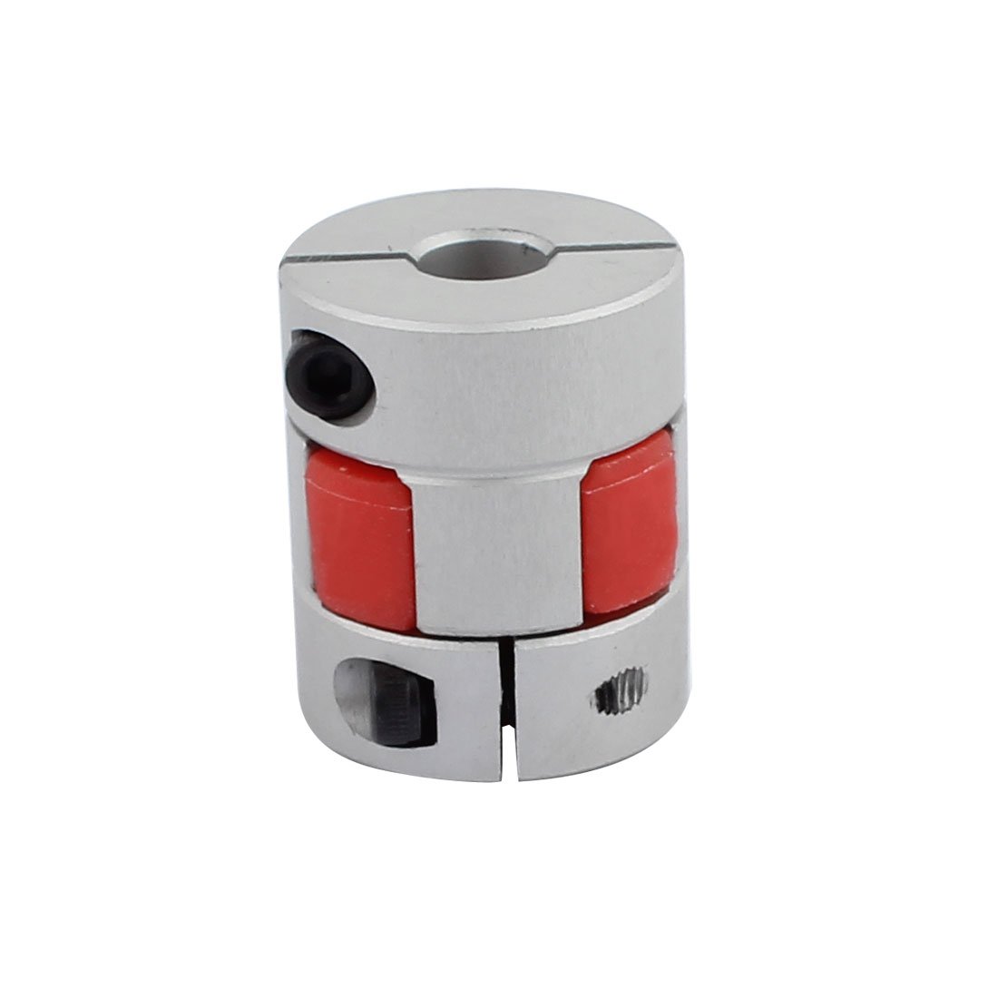 sourcing map 8mm to 10mm Shaft Coupling 30mm Length 25mm Diameter Motor Coupler Aluminum Alloy Joint Connector for DIY Encoder