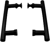 KEABATH Black Shower Door Handle 2 Pack 145mm Center Hole to Hole 210x80x19mm view 6