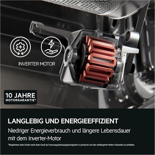 AEG Waschtrockner, 8 kg Waschen, 5 kg Trocknen, Serie 7000 ProSteam - Dampf-Programm–Weniger Bügeln & mehr Frische, EEKLD/A, NonStop 1kg-in-1h, Mengenautomatik, Inverter Motor, 1400 U/min, LWR7AMZ48WD 9
