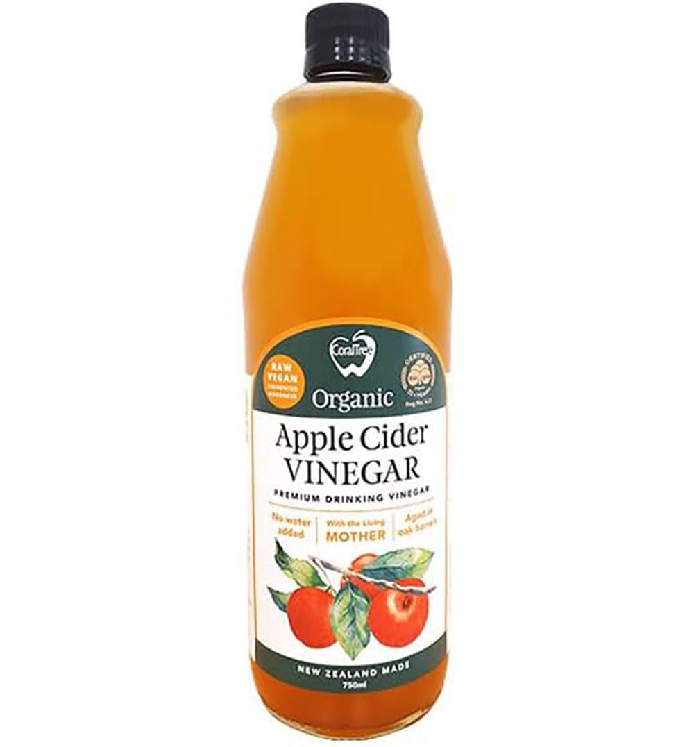 アップルサイダービネガー 純りんご酢 750ml ニュージーランド産オーガニック 有機JAS認定 オーク樽熟成 マザー にごり酢 酢酸菌商品画像
