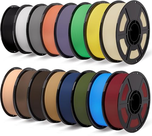 iSANMATE 16KG Matte PLA Filament 1.75mm, 3D Drucker Filament PLA