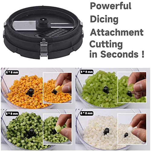 Magiccos Diecast 14Cup Dicing FoodProcessors 1000W Powerful Copper