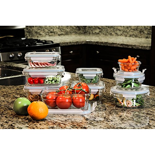 Glasslock 18Piece Assorted Oven Safe Container Set Pricepulse