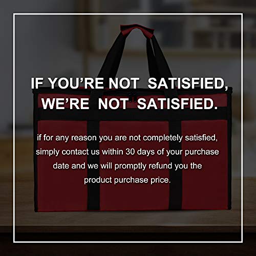 Bodaon Insulated Food Delivery Bag for Uber Eats, XXXL, Pizza Warmer