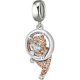 Lucky Charm 925 Sterling Silver Animal Dangle Pet Charm for Pandora Bracelet