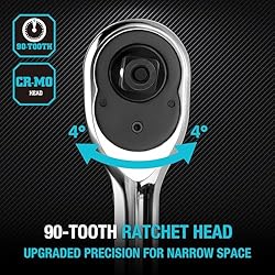 DURATECH Extra Long Handle 1/2-Inch Drive