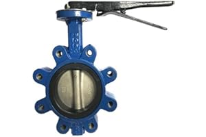 Af Hydro Cast Iron Butterfly Valve, 4" ANSI 150# Connection, up to 150PSI, with 8 Hole Lug Type Butterfly Valve for General W