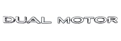 Custom Cut Graphics Dual Motor Badge Wrap for Tesla