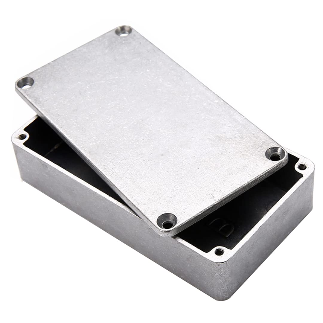 Vogueing Tool Die-Cast Aluminum Waterproof Enclosure for Electronics Projects and Outdoor Power Supply (1 Piece - 1032L 254x71x52.5mm)