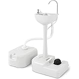 Alpcour Portable Camping Waschstation - 17L Kapazität Mit Fußpumpe & Seifenspender