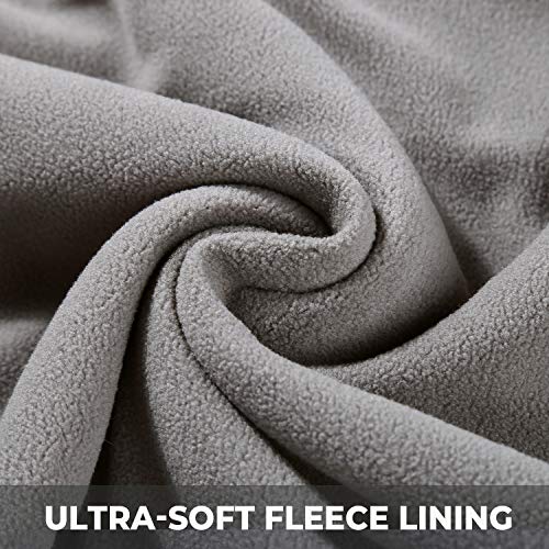 ORORO Men's Heated Fleece Jacket Full Zip with Battery Pack (Grey, XXL) Pricepulse