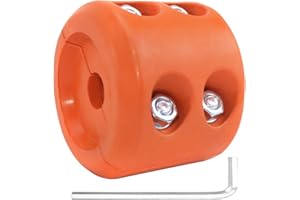 SKDORPFM Winch Cable Hook Stopper Durable & Shock Absorbent Winch Stopper Winch Accessories for Wire & Synthetic Cables ATV Accessories - Prevent Pulling, Bouncing & Fraying (Orange)