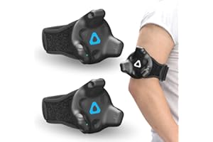 Skywin VR Tracker Straps for HTC Vive System Tracker Puck (2 Pack) - Adjustable Straps for Hand Foot Object and Full-Body Tracking in Virtual Reality