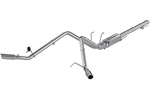 MBRP Aluminized Steel Cat Back Exhaust Muffler Dual Side Exit with Stainless Steel Tip, Fits RAM 1500 2011-2018 | 3 Inch/2.5 