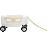 Little Tikes Cloud Collection Jr. Explorer Wagon &ndash; White, Neighborhood Wagon, Kids Ride-On Toy, Stroller Substitute, Made of Durable Plastic, Boys and Girls Ages 18+ Months