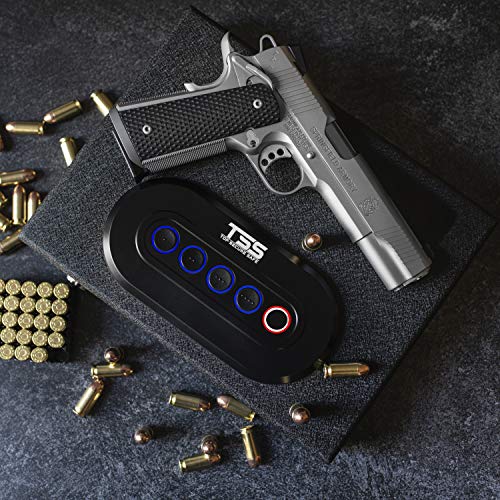 Gun Safe Box Lock Biometric Pistol Vault Firearm Security Key Pad