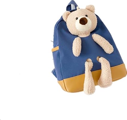Niedlicher Plüsch-Kinderrucksack Mit Anti-Verlust-Leine - Kaninchen Design Für Kindergarten
