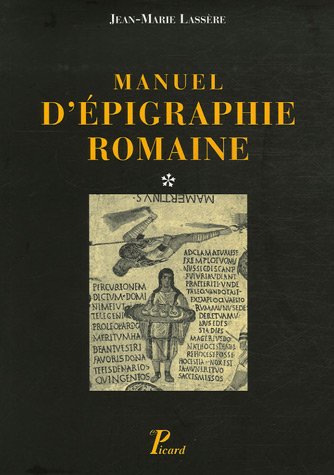 Manuel d'épigraphie romaine