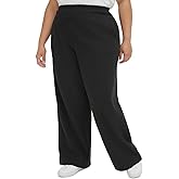 Calvin Klein Performance Womens Plus Heathered Cotton Sweatpants Black 3X