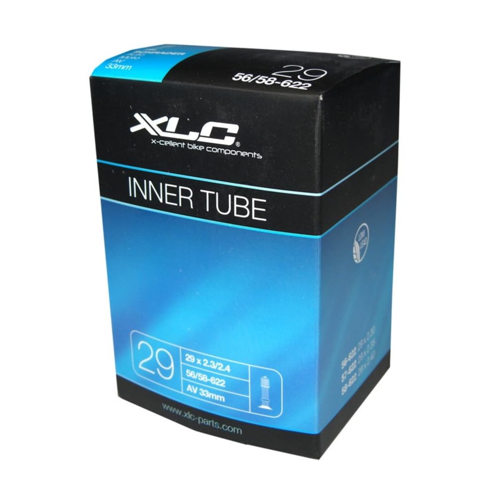 XLC Unisex Adult VT-A29 Bicycle Inner Tubes, Black, 29X300-350