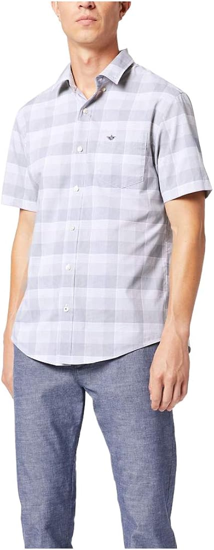 Camisas Dockers Precios Dockers Comfort Stretch No Wrinkle Short Sleeve Button Front Shirt For Camisas Dockers Outlet