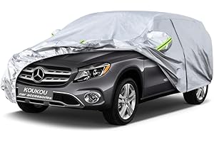 Koukou 6 Layers Car Cover Custom Fit 2013-2025 Mercedes Benz GLA200 GLA250 GLA35 45, Waterproof All Weather for Automobiles Sun Rain Dust Snow Protection. (from US Warehouse, Within 3-7 Days)