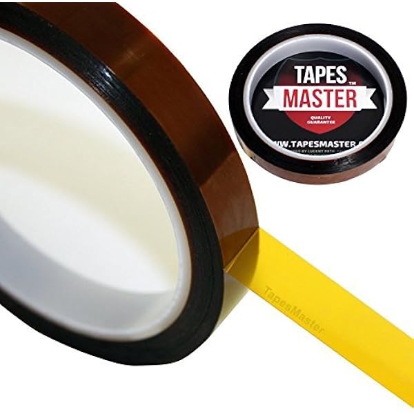1 Mil Kapton Tape Polyimide 1 2 X 36 Yds By Tapes Master Tapes Master Is An Amazon Registered Brand Name To Ensure That You Have The Best Quality And An 1 Mil Kapton Tape Polyimide 1 2 X 36 Yds By Tapes Master Tapes Master Is An Amazon Registered Brand Name To Ensure That You Have The Best Quality And An