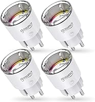Gosund WLAN Smart Steckdose EP2, Kleinste Amazon Alexa Steckdosen Zubehör mit APP-Steuerung, Smart Plugs mit...