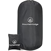 MOUNTAINLODGE Storage Sack for Sleeping Bag 110L Polyester and Mesh Extra Large Capacity for Sleeping Bag Hiking,Travelling and Camping