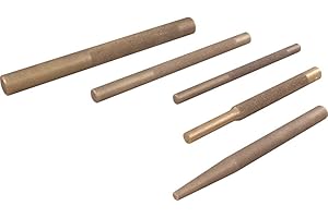 Gray Tools C5BDS 5 Piece Brass Drift Punch Set
