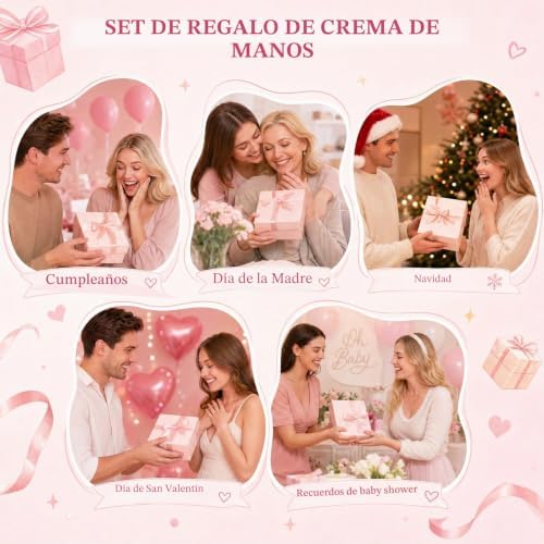 Creme para as mãos 40 unidades, creme para as mãos 10 aromas, conjunto de creme para as mãos feminina, conjunto de creme para as mãos para mulheres muito secos, ideal para companheiros, aniversários, calendários do Advento, Natal, Dia dos Namorados