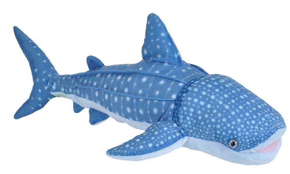 Wild Republic Whale Shark, Soft Plush Toy, Gifts for Kids, Living Ocean, 66cm , Blue, 26"