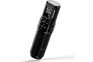 MAST TATTOO Mast Fold Pro Tattoo Pen Machine Wireless Rotary Tattoo Gun for Lining, Shading, Coloring, Powerful Motor by Mcore, 7 Strokes Length Changable for All Tattoo Aritsts