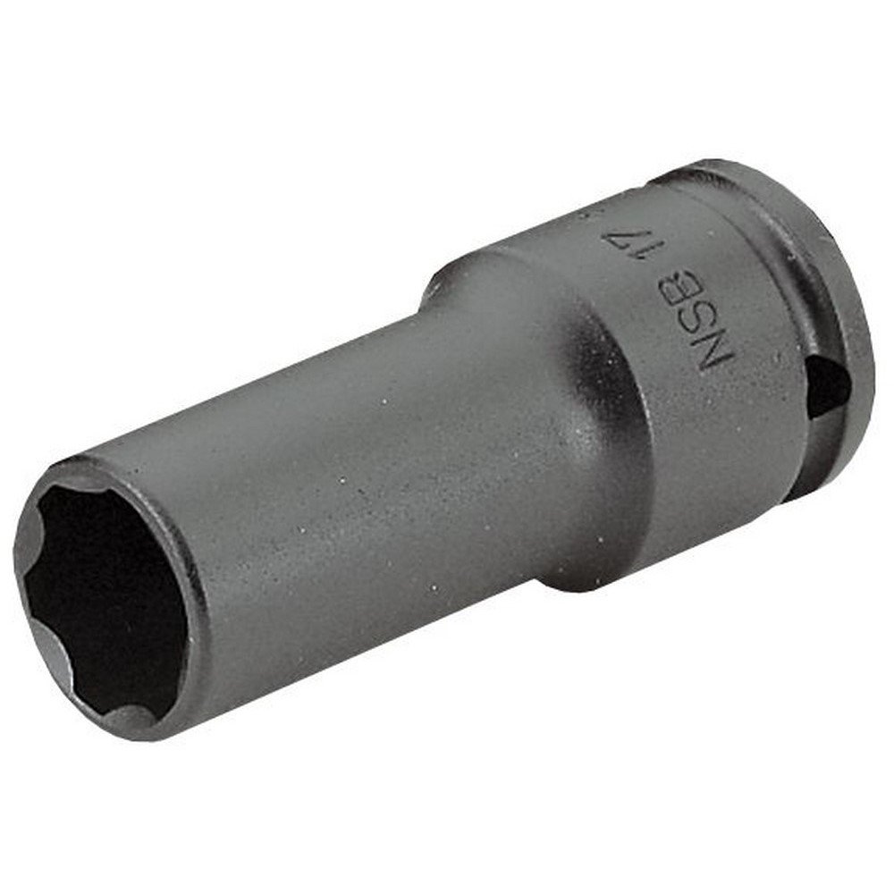 FACOM NSB.17 NSB 1/2" Drive Long-Reach Metric Thin-Wall 6-Point Impact Socket, 17 mm Size