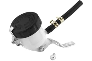 S SYUU Motorcycle Front Brake Master Cylinder Tank Oil Cup Fluid Bottle Reservoir w/Bracket Compatible with Suzuki GSXR 600 1