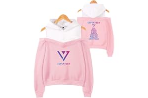 THYOEUN Kpop Seventeen Hoodie Sweatshirt Dino Joshua Hoshi Woozi Vernon Off The Shoulder Sweater Jacket
