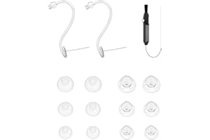 Hearing Aid Domes for Earrck Replacements Sound Tube BTE Hearing Aid Tubing Suitable for Dragon-B-CF430S Model