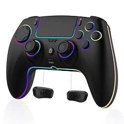 JUNHUAN Wireless Controller for PS4/PS3/PC -No Dead