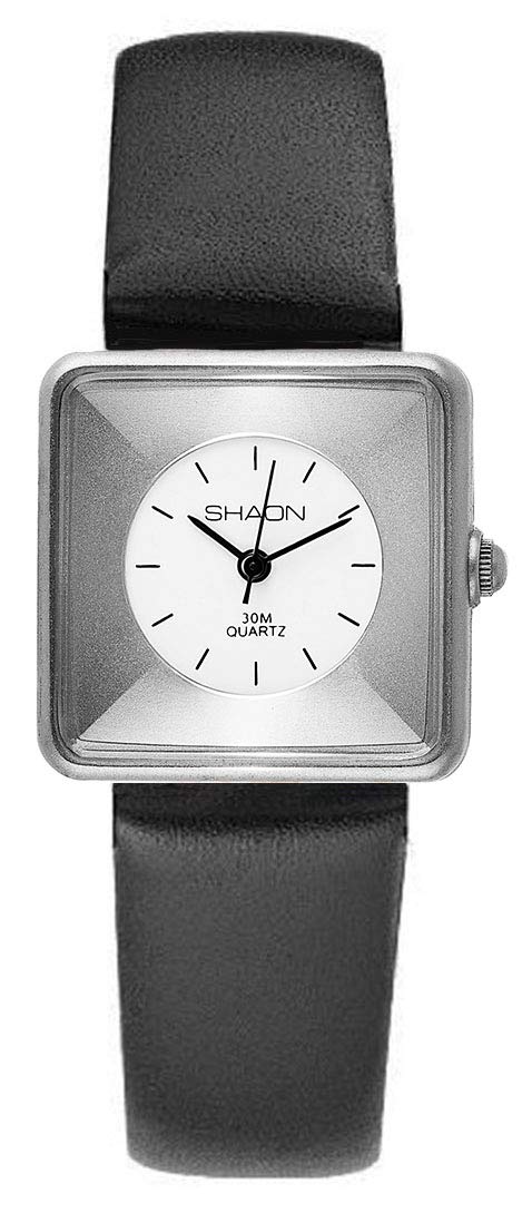 SHAON Women Analog Quartz Watch with Leather Strap 35-1014-15