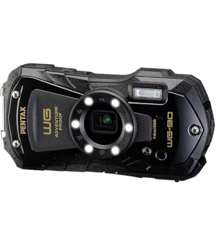 Amazon.com : Ricoh WG-80 Black Waterproof Digital Camera  