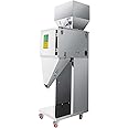 Filling Machine, 10-999G 110V Automatic Bottle Bag Packing Filling Machine Weigh Filler Particle Dispenser Subpackage Machine Adjustable Filling Range 12-15bags/min with Foot Pedal For Tea Seed Grain