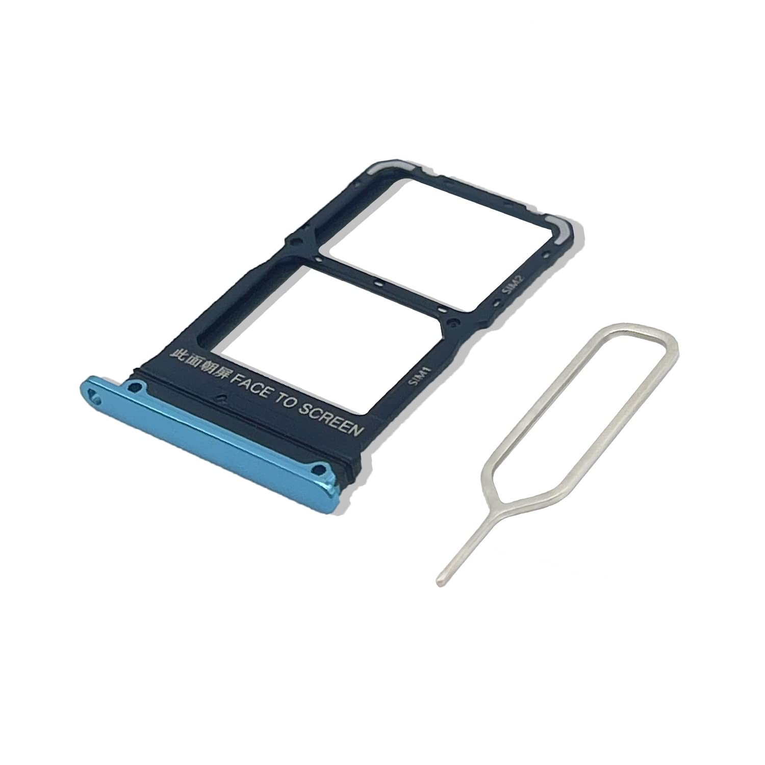 Eonpam Original DUAL SIM Card Slot Tray Holder Replacement for (Xiaomi Mi 10/10 Pro) Incl SIM Pin (Green)