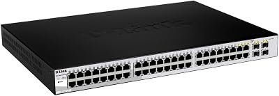D-Link DGS-1210-48 48-Port Gigabit Smart Switch 4 Combo SFP D-Link Green