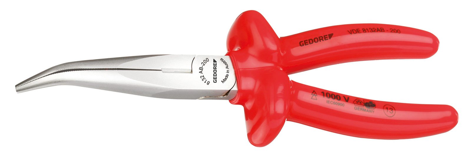 Gedore VDE Needle Nose Pliers Vde 8132-160 AB 200