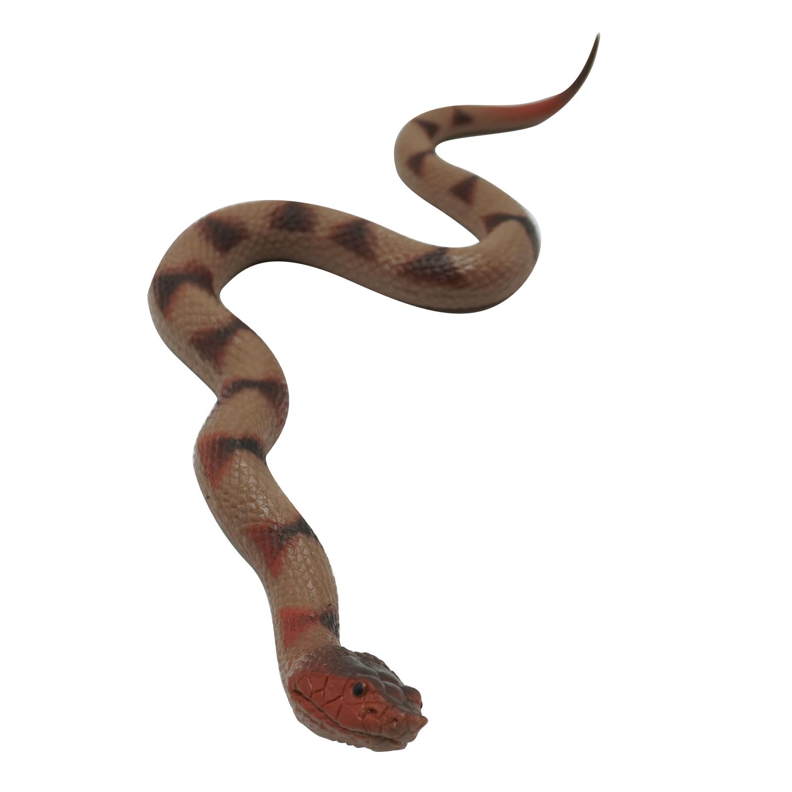 Photo 1 of Gelabur Fake Snakes Prank, Soft Rubber Snake Realistic Keep Birds Away, Fake Snakes Toy - Life-Like Snake Figurine for Pranks, Halloween Decorations, and Educational Purposes