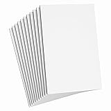 Do²ping White Foam Sheets Crafts, 8.5x5.5 Inch Eva