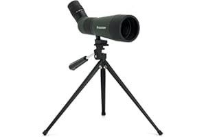 Celestron – LandScout 60mm Angled Spotting Scope – Fully Coated Optics – 12–36x Zoom Eyepiece – Rubber Armored – Tabletop Tripod and Smartphone Adapter