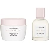 Laura Mercier Luxe Serum Body Cream and Eau de Parfum Bundle, 48HR Hydration, Improves Skin Barrier, French Inspired Scent, Almond Coconut